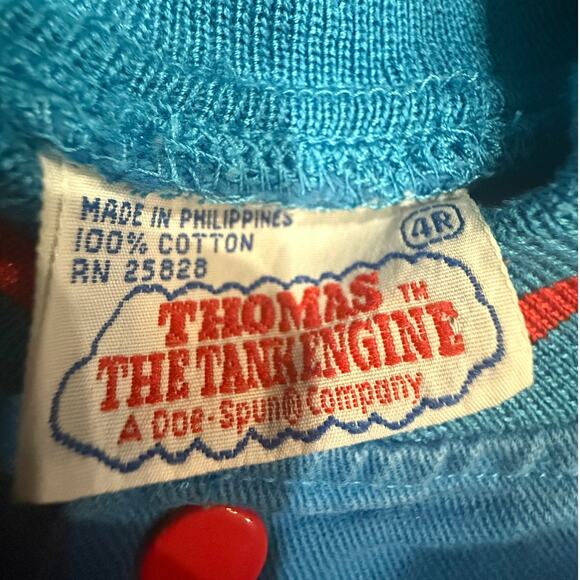 HTF Vintage 90s Thomas the Tank Engine Jacket 4T Patches Bomber Doe Spun Company - Picture 5 of 16